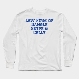 Funny Hockey Dangle, Snipe and Celly blue Long Sleeve T-Shirt